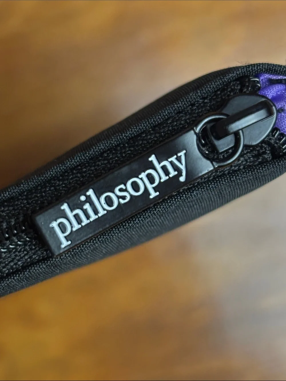 Philosophy Black Men's Toiletry Zip Pouch